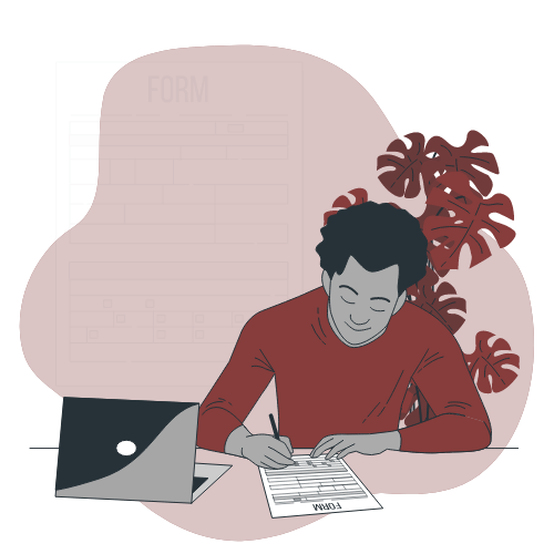 Contact form animation